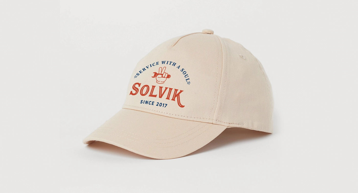 Кепка с логотипом Solvik